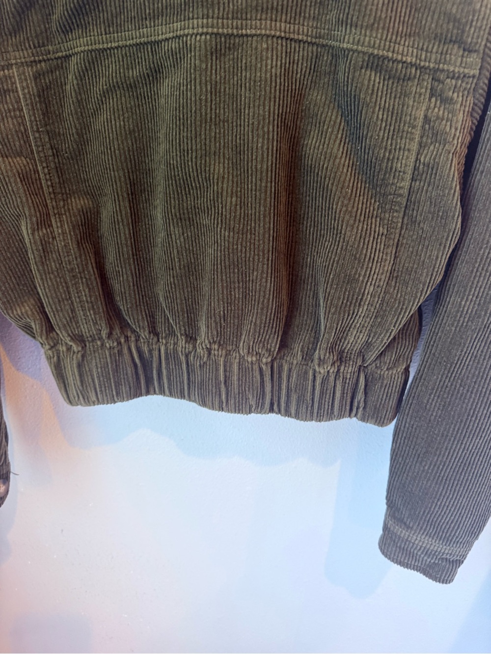 Anthropologie/tgla Olive Green Corduroy Button-Up Jacket - Picture 5 of 8